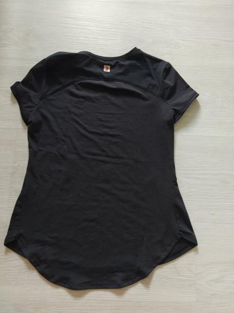 Čierne športové tričko.140-146, decathlon,140