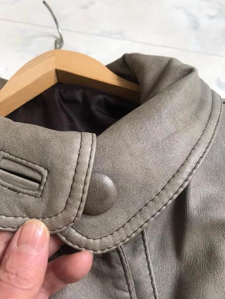 Kožené zateplené paleto, xl