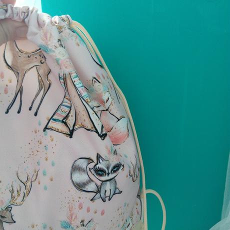 Nepremokavý batôžtek lesnè zvieratká,