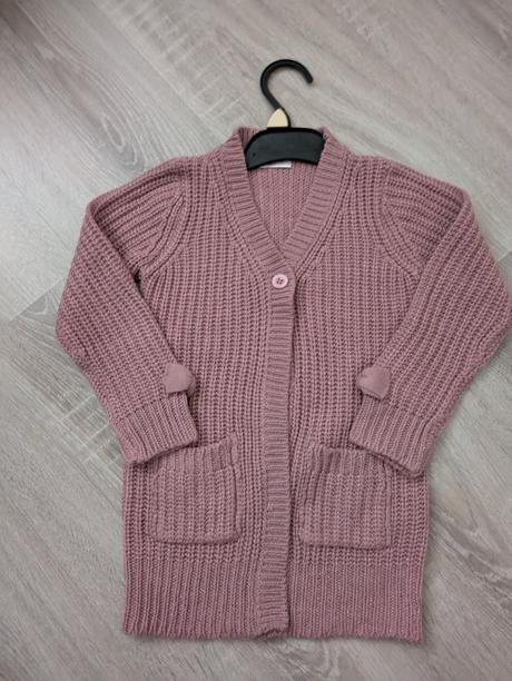 Dlhý dievčenský sveter, veľ. 98, pepco,98