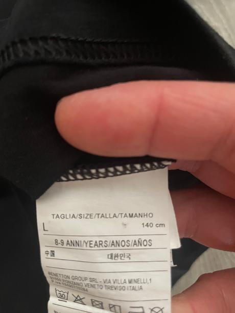 Chlapčenské tričko s dlhym rukavom, benetton,140