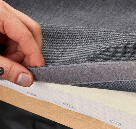 Poťah sivý na pohovku klippan (ikea), 