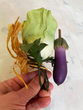 Jesenná dekorácia /zelenina 2 ks,