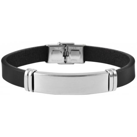 Náramky z pravej kože a nehrdzavejúcej ocele, 