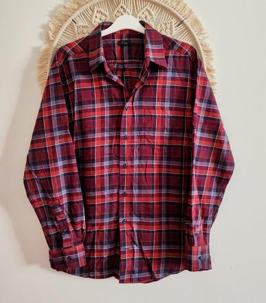 Karovaná košeľa tchibo man, tchibo,xl