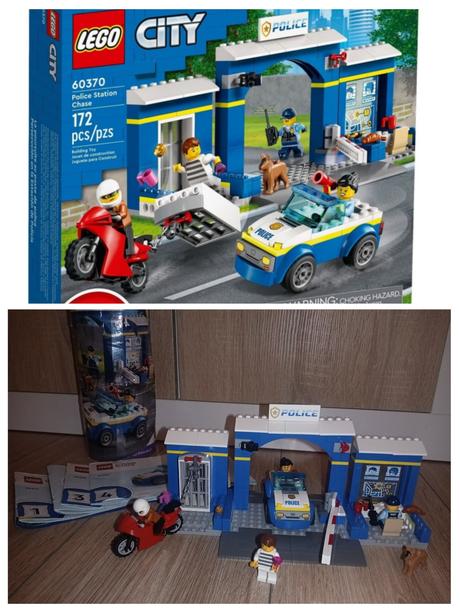 Lego city naháňačka na policajnej stanici, 
