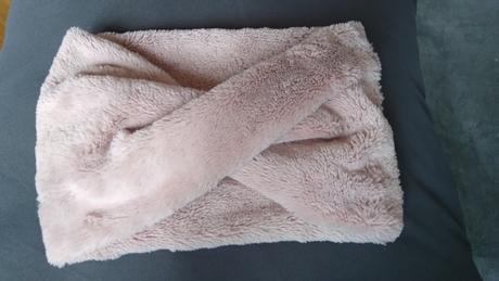 Teplý nákrčník ako nový kožušina šál šatka tunel, f&f