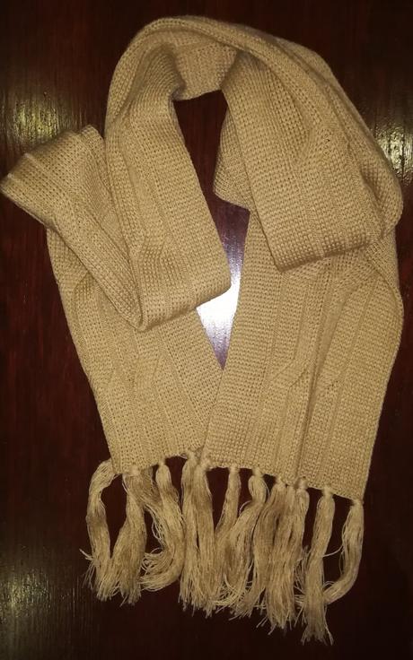 Pletený šál,