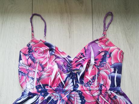 Šaty ružovo - fialové madonna, madonna,s