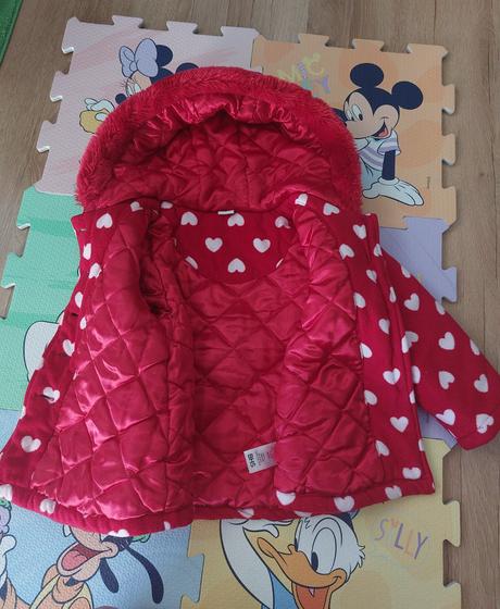 Teplý kabátik minnie 98, disney,98