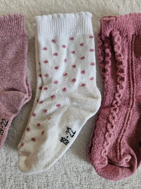 Ponožky pre dievčatko 19-22, 19