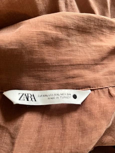 Dlha hneda kosela zara xxl, zara,xxl