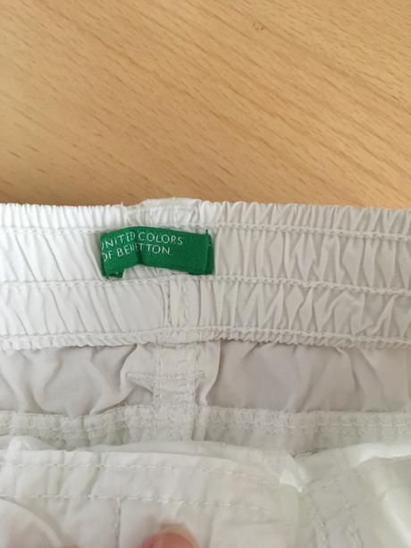 Biele letne nohavice benetton, benetton,98