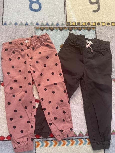 2ks dievcenske nohavice h&m, h&m,98