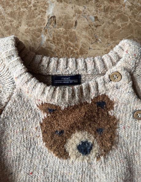 Detsky mackovy sveter, next,80