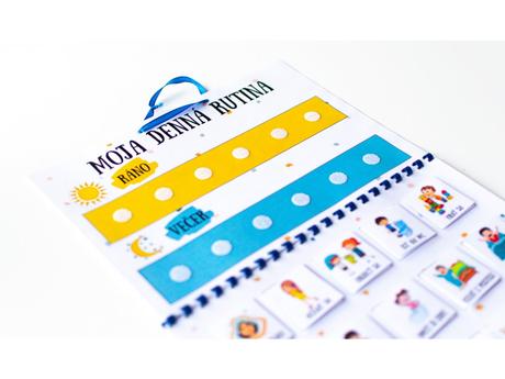 Montessori ranná rutina na suchý zips,