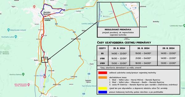 Je cesta na Sliač počas SNP obmedzená?