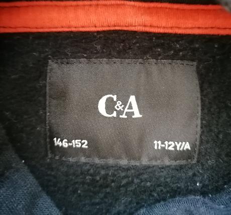 Mikina c&a - 3x oblečená - 146 - 152, c&a,146