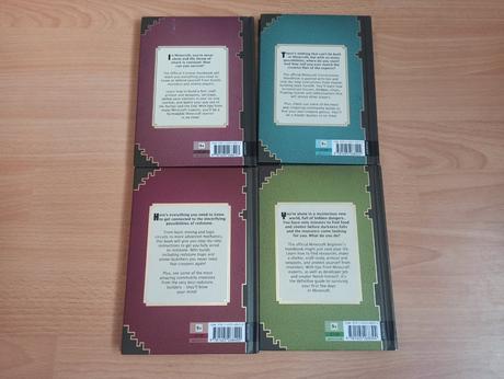 Minecraft handbooks aj jednotlivo, 