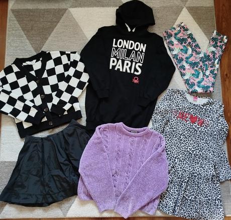 Balík dievčenského oblečenia veľkosť 146/152, 140–152