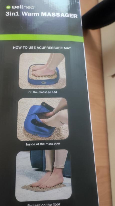 Výhrevna masážna papuča,