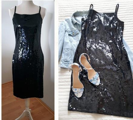 Krásne zaujímavé sexi šaty, 38