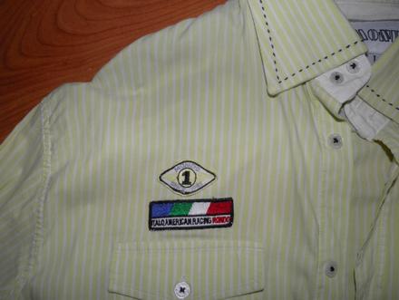 Žltozeleno - biele košeľa zn. mondo, xxl