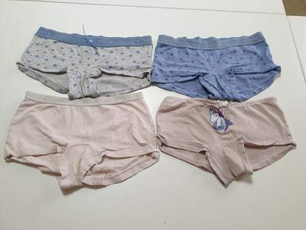 4 ks nohavičky, h&m,134