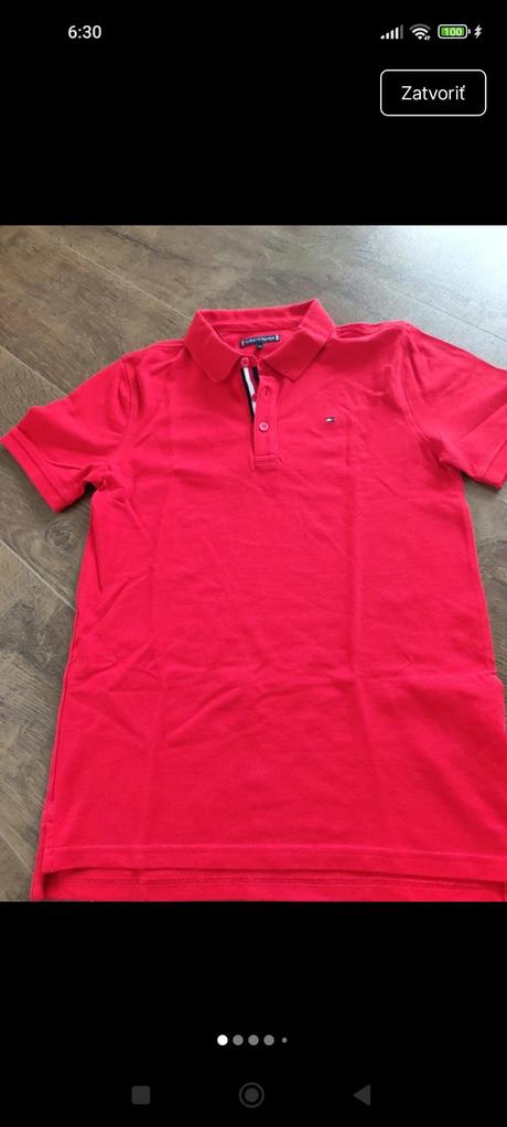 Chlapčenské tričko, tommy hilfiger,164