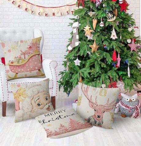 Obliečky na vankúše vianoce 4pack poštovné zdarma, 