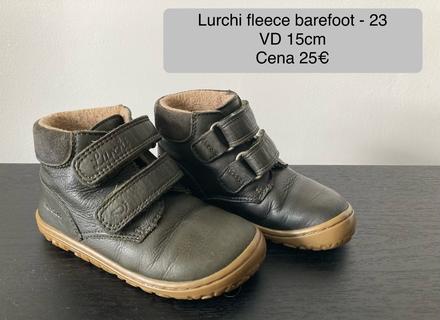 Zimné topánky lurchi fleece barefoot - 23, lurchi,23