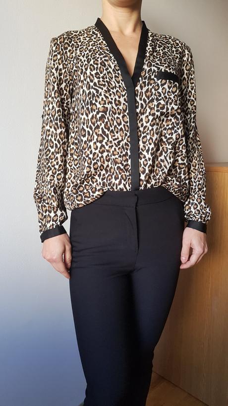 Tigrovaná blúzka mango, mango,xs