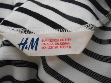 Šaty 122/128, h&m,122