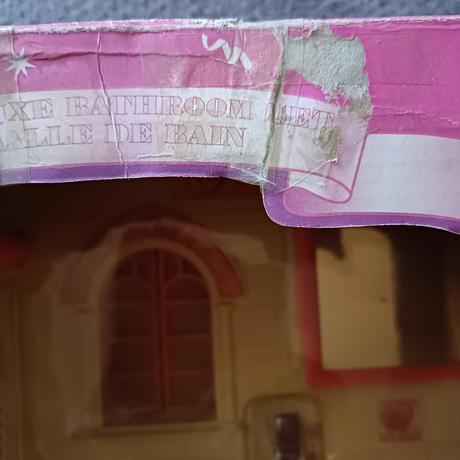Vintage barbie kúpeľňa,