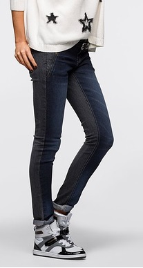 Modrosivé rifle, bonprix,36