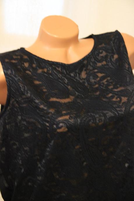 Čierny vzorovaný top, next, next,l