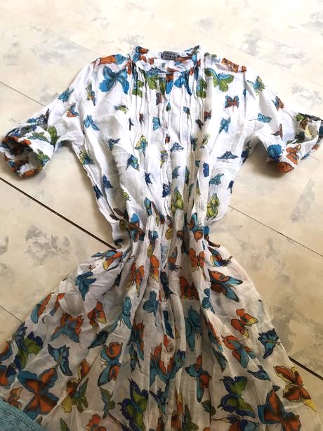 Dlhá letná tunika/minišaty l-xl, xl