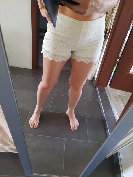 Krásne čipkované šortky zara, zara,m