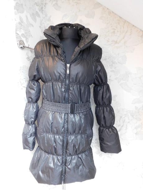 Damska trendy predlzena bunda/kabat, 38