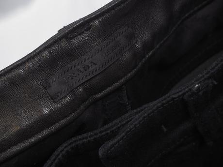 Luxusné dámske kožené rifle prada, prada,xs