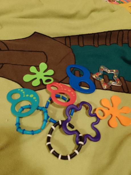 Krúžky a hryzátka na kočík, 