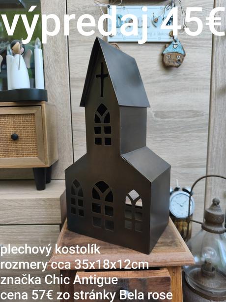 Krásny kostolík od značky chic antigue, 