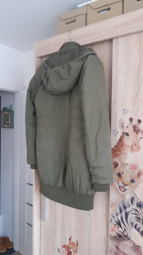Zimný kabát na nosenie so vsadkou, h&m,36