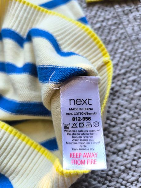 Svetrík, svetrové šaty, next,98