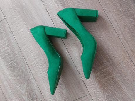 Damske zelené lodičky, 39