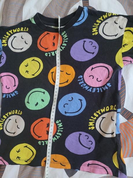 Tričko dvojicky smajlík smiley, h&m,122