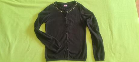 Čierny svetrík s kamienkami, f&f,158