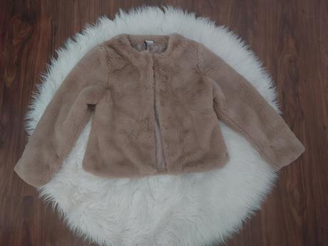 Dievčenský kabátik kožušinový, 158