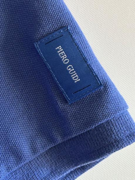 Tričko s golierom zn.piero guidi č.m, m