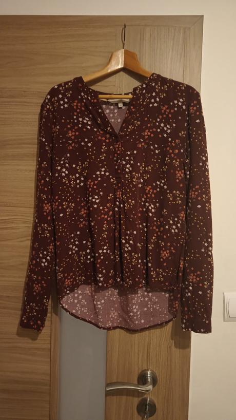 Bordová blúzka, clockhouse,34